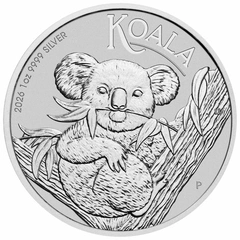 Zilveren Australian Koala munten