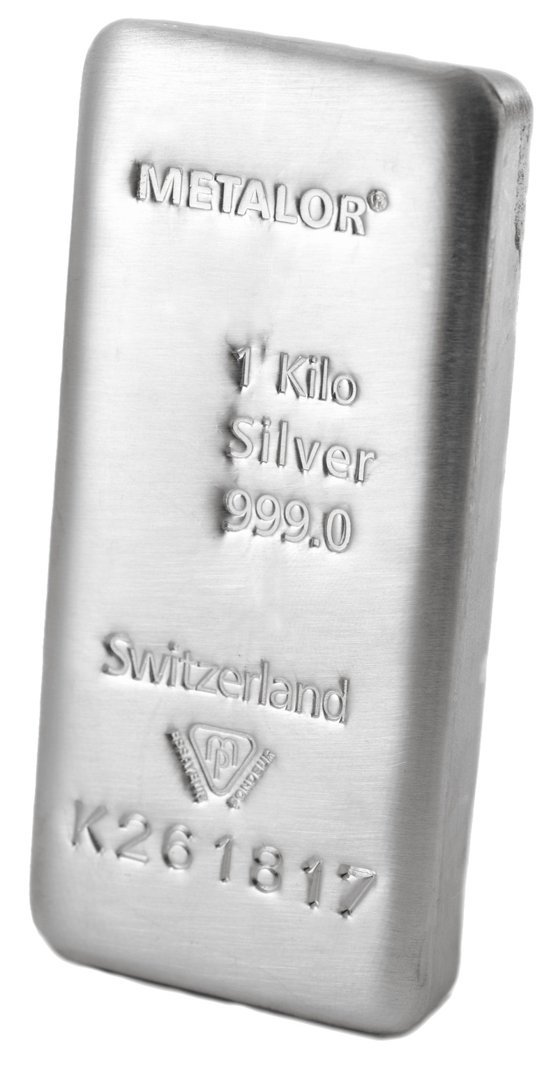 1 kilogram zilverbaar - Metalor