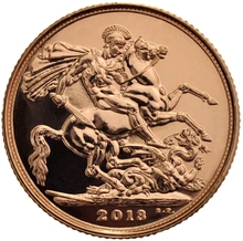 2013 Gouden Sovereign - Elizabeth II Fourth Head