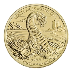 2026 1 troy ounce gouden Legendary Creatures munt Lochness