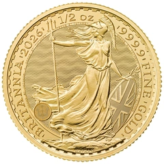 2026 1/2 troy ounce gouden Britannia munt