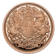 Queen Elizabeth II Memorial Piedfort Sovereign 2022 Gouden Proof Munt