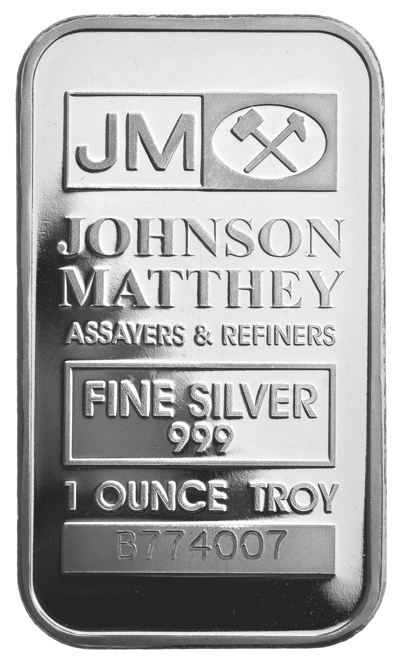 Johnson Matthey 1oz Silver Bar