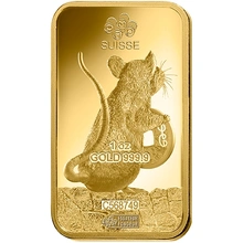 1 troy ounce goudbaar PAMP - Rat - 2020