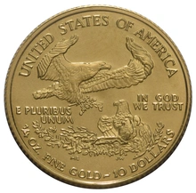 2000 1/4 troy ounce gouden American Eagle munt