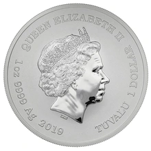 1 troy ounce zilveren Captain America munt - 2019