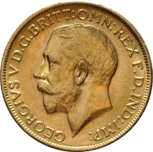 1916 Gold Sovereign - King George V - M