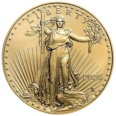 2026 1 troy ounce gouden American Eagle munt
