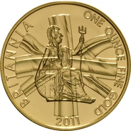 Specifieke Jaar Gouden Britannias 1 Ons