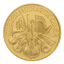 2022 Kwart Ons Austrian Goud Philharmonic Munt