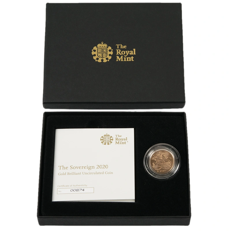 Gouden Sovereign - Briljant ongecirculeerd 2020 (box)