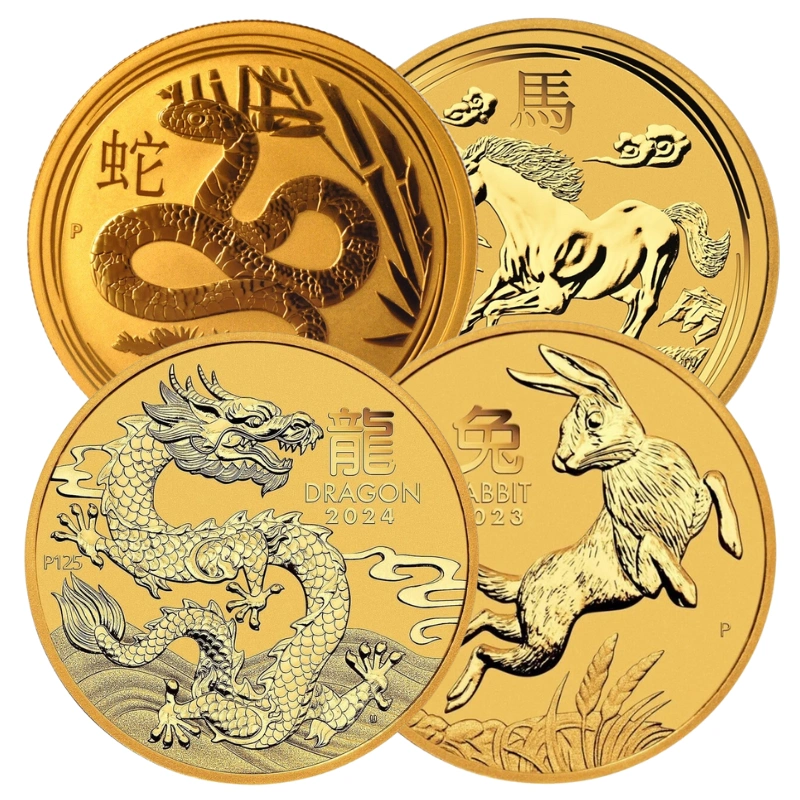 1/20oz Gold Coin Perth Mint Australian Lunar Series Best Value