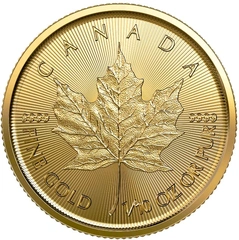 2022 1/10 troy ounce gouden Maple Leaf munt