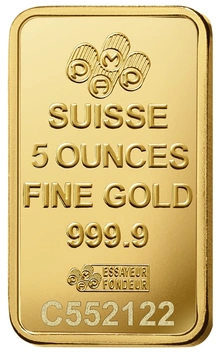 5oz PAMP Fortuna Goudbaar