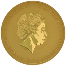 2013 10oz Year of the Snake Lunar Gold Coin