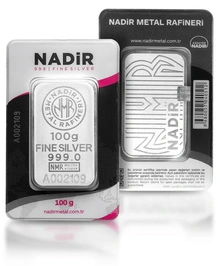 Nadir 100 Gram Zilverbaar