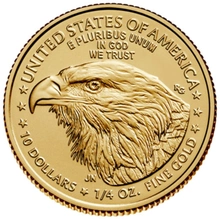 2023 Kwart Ons American Eagle Gouden Munt