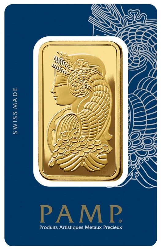 5 Tola Gouden Bar PAMP Vrouwe Fortuna