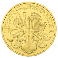 1/4 troy ounce gouden Philharmoniker munt - 2020