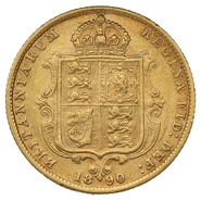 Half Sovereign Victoria Jubilee Head 1887 - 1893