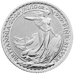 Fractionele Zilveren Britannia Munten