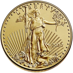 2020 1/2 troy ounce gouden American Eagle munt