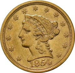 gouden 1/4 American Eagle (2,50 Dollar) munt Liberty Head
