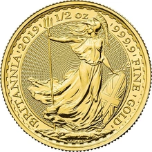 1/2 troy ounce gouden Britannia munt - 2019