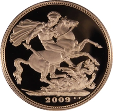 Gold Proof 2009 Sovereign Boxed