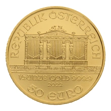 2022 Halve Ons Austrian Gouden Philharmonic Munt