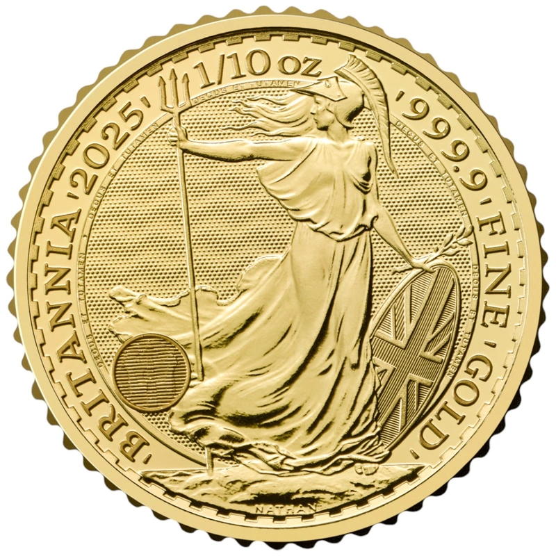 2025 1/10 Ons Gouden Britannia Munt
