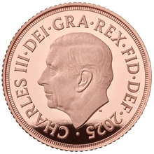 2025 Sovereign Vijf Munten Goud Proof Set In Doos