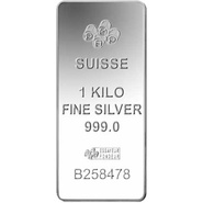 1 kilogram zilverbaar - PAMP Suisse