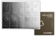 10 x 10 gram zilverbaar - CombiBar
