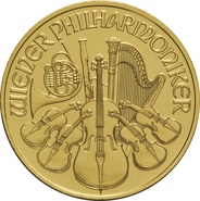 1/2 troy ounce gouden Philharmoniker munt - Beste waarde