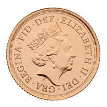 2022 Gouden Half Sovereign Munt