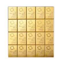 Valcambi-CombiBar 20 x 1 Gram Goudbaar