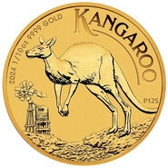 2024 1/10 Oz Gouden Australian Kangaroo Munt