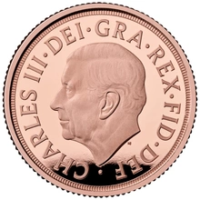 2025 Proof Gouden Sovereign Munt In Doos