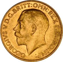 1927 Gold Sovereign - King George V - P