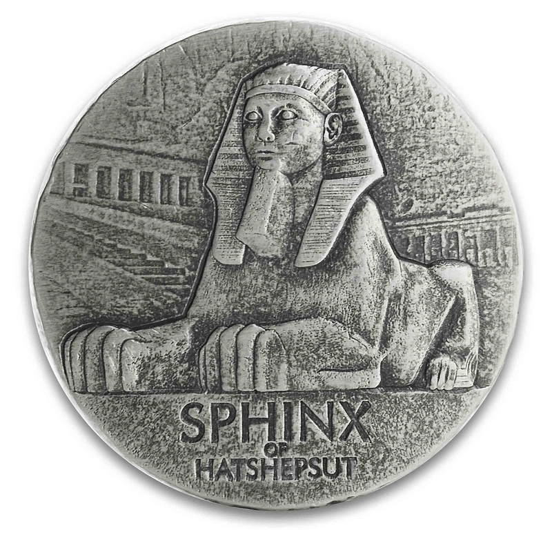 2019 Sphinx of Hatshepsut 5oz Zilveren Munt
