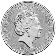 2022 Lion of England - Tudor Beesten 1 Ons Platina Munt