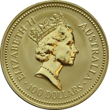 1989 1oz Gold Australian Nugget