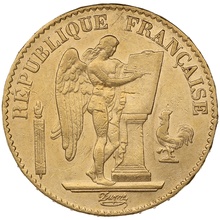 1876 20 Franse Francs - Guardian Angel - A