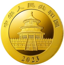 2023 8g Gouden Chinese Panda Munt