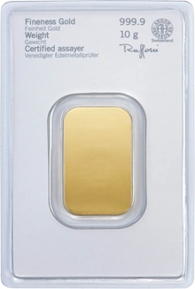 10 gram goudbaar - Heraeus