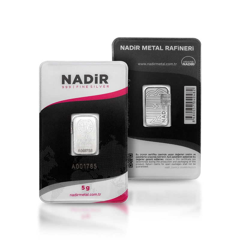Nadir 5 Gram Zilverbaar