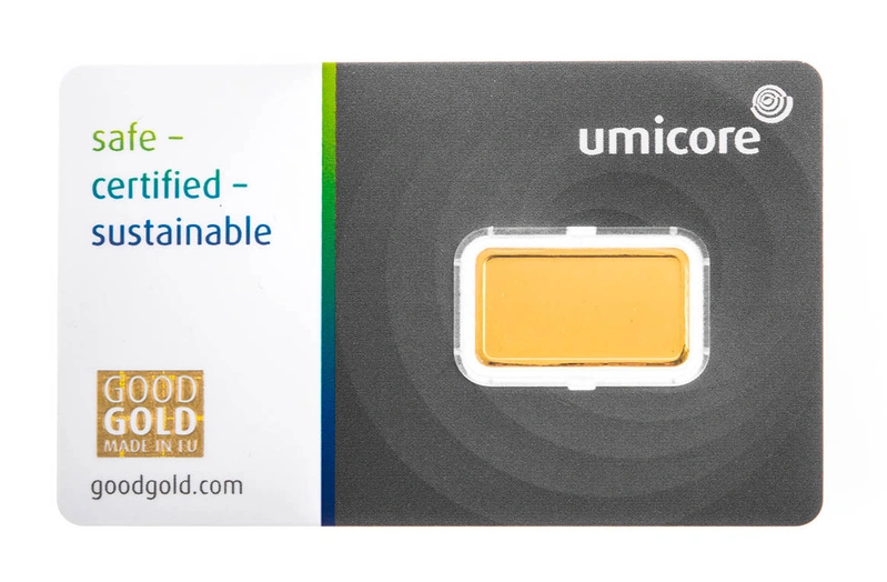 2,5 gram goudbaar - Umicore