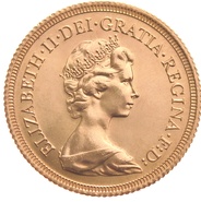 Gouden Sovereign munt - Elizabeth II, Decimal Portrait