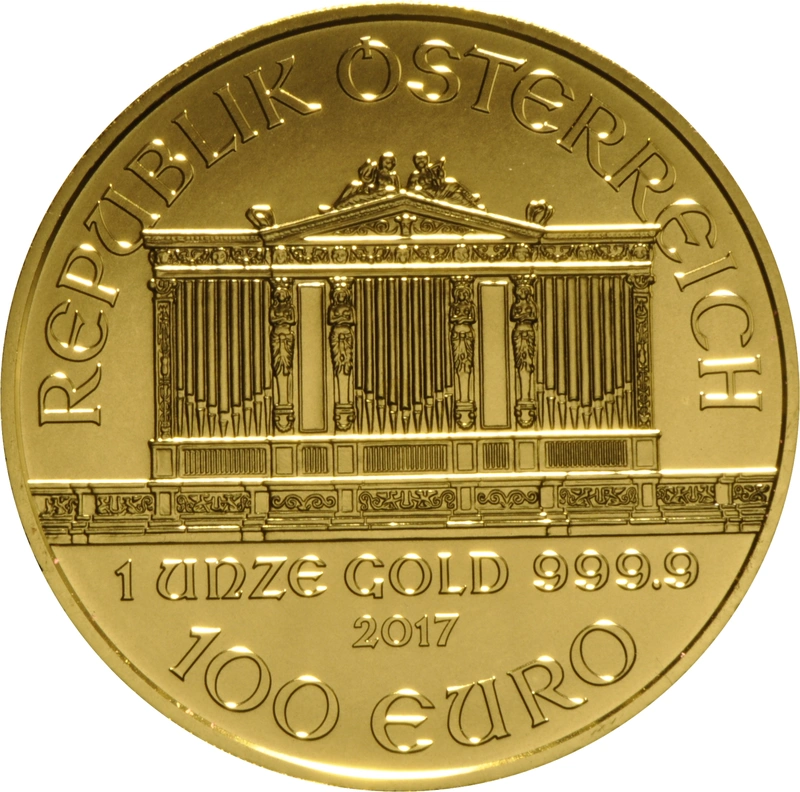 2017 1oz Austrian Gold Philharmonic Coin